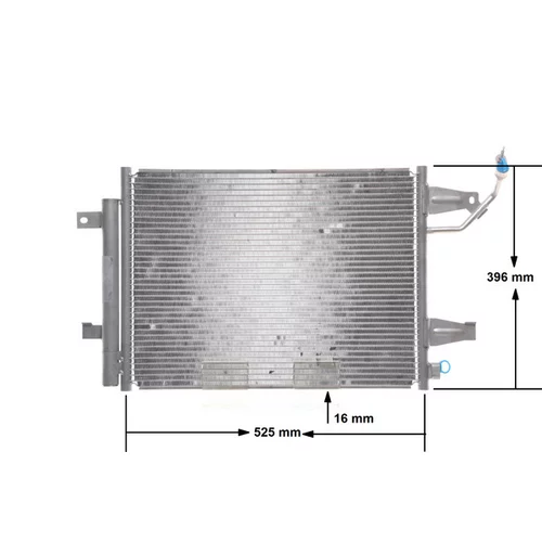 Kondenzátor klimatizácie AC 509 000S /MAHLE/ - obr. 11