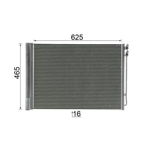 Kondenzátor klimatizácie AC 567 000P /MAHLE/ - obr. 11
