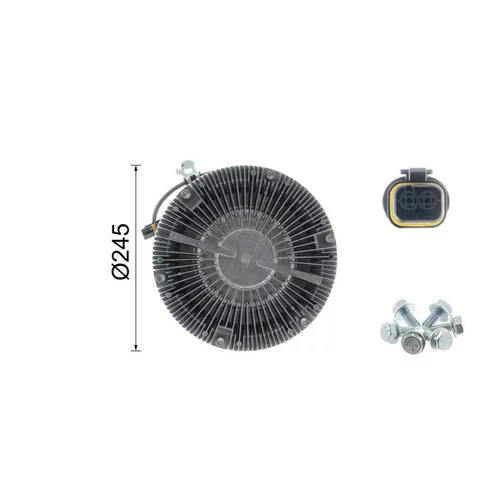 Spojka ventilátora chladenia CFC 125 000P /MAHLE/ - obr. 12