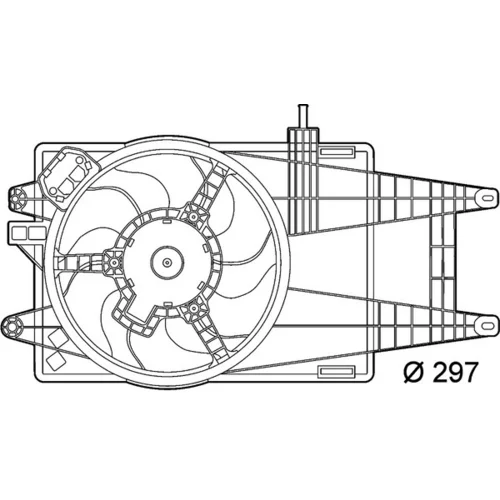 Ventilátor chladenia motora CFF 150 000P /MAHLE/ - obr. 3