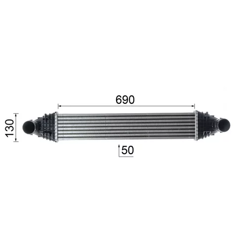 Chladič plniaceho vzduchu CI 401 000P /MAHLE/ - obr. 12