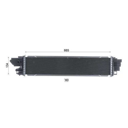 Chladič plniaceho vzduchu CI 664 000P /MAHLE/ - obr. 10