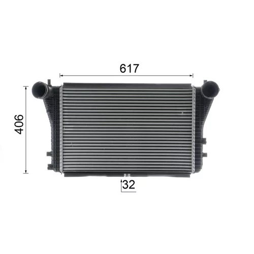 Chladič plniaceho vzduchu CI 83 000P /MAHLE/ - obr. 11