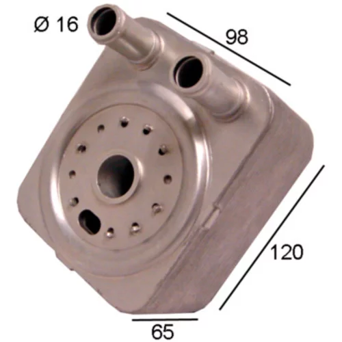 Chladič motorového oleja CLC 162 000S /MAHLE/ - obr. 1
