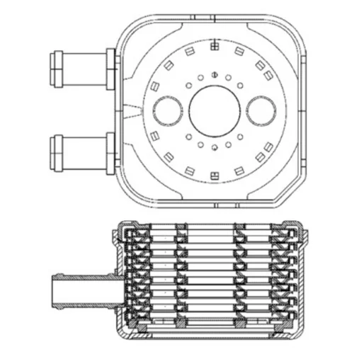 Chladič motorového oleja MAHLE CLC 3 000S