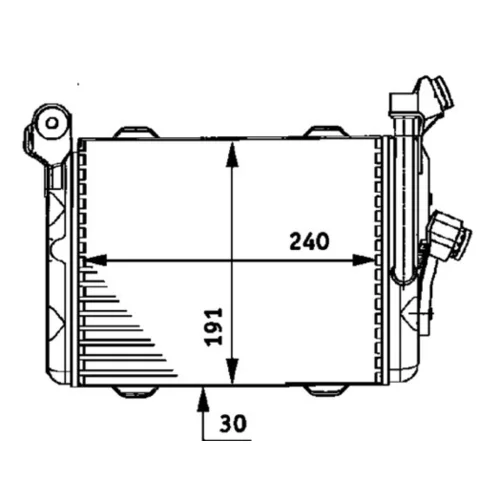 Chladič motorového oleja CLC 33 000P /MAHLE/ - obr. 1