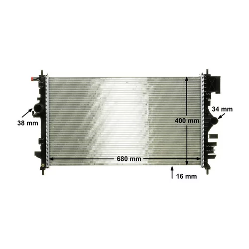Chladič motora CR 1099 000P /MAHLE/ - obr. 10
