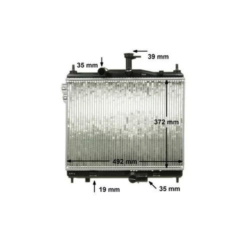 Chladič motora CR 1117 000P /MAHLE/ - obr. 15