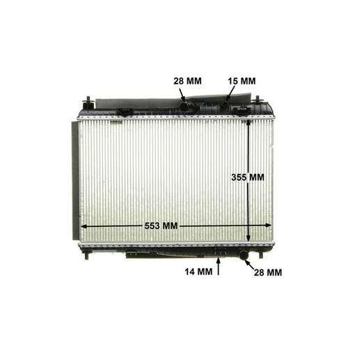 Chladič motora CR 1135 000P /MAHLE/ - obr. 10