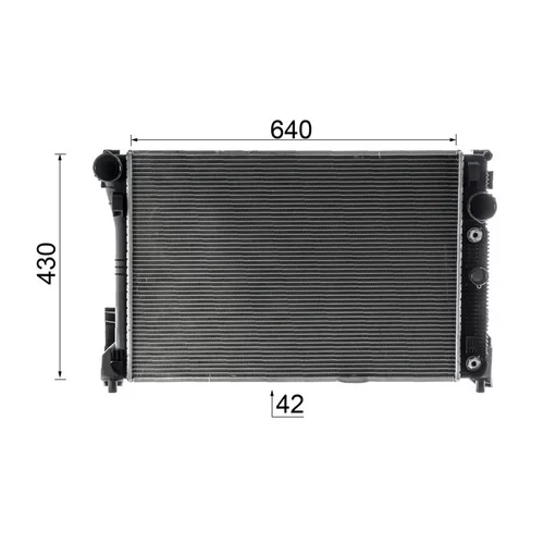Chladič motora CR 1177 000S /MAHLE/ - obr. 15