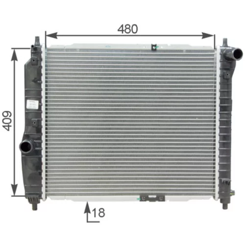 Chladič motora CR 1309 000S /MAHLE/ - obr. 9