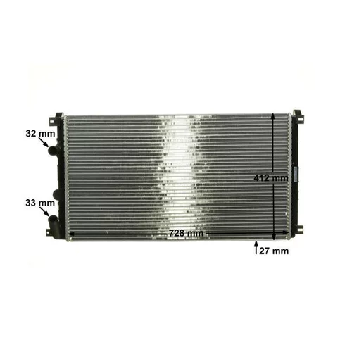 Chladič motora CR 1683 000S /MAHLE/ - obr. 9