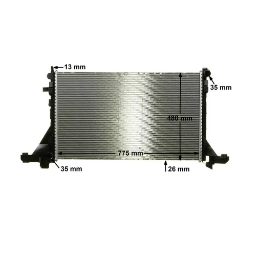 Chladič motora CR 1770 000P /MAHLE/ - obr. 10