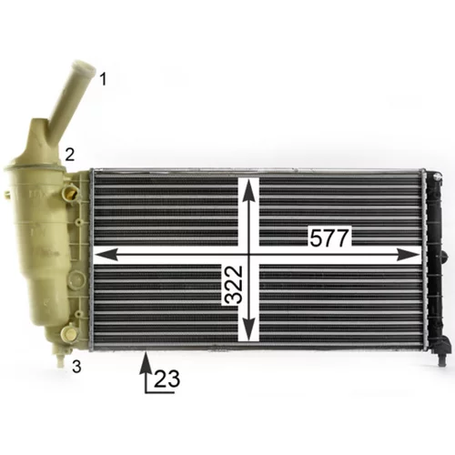 Chladič motora CR 2007 000P /MAHLE/ - obr. 7