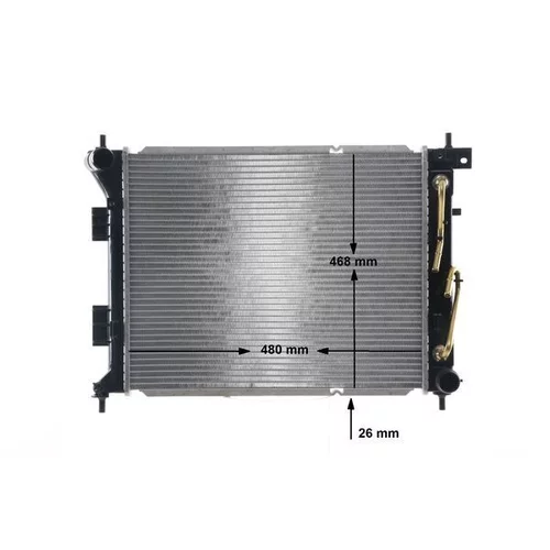 Chladič motora MAHLE CR 2104 000S