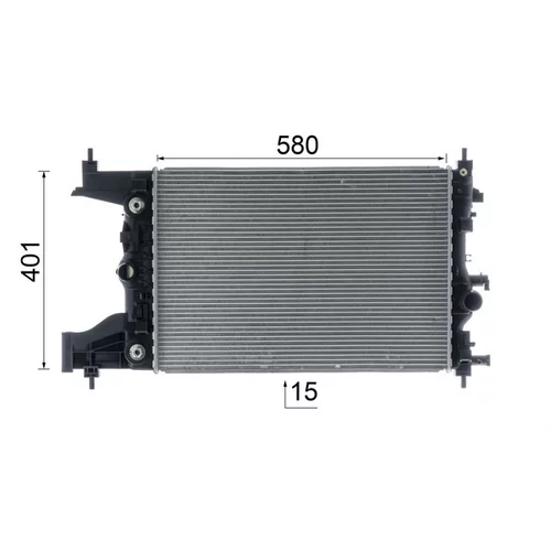 Chladič motora CR 2122 000P /MAHLE/ - obr. 16