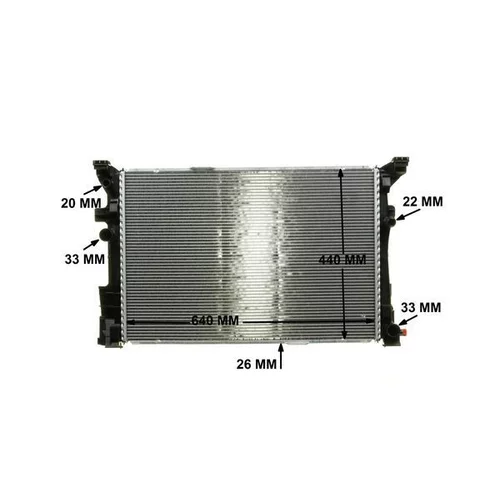 Chladič motora CR 2170 000P /MAHLE/ - obr. 11