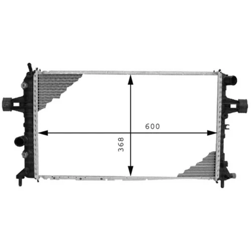 Chladič motora CR 229 000P /MAHLE/ - obr. 1