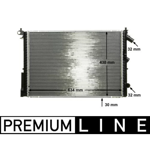 Chladič motora MAHLE CR 312 000P
