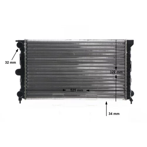 Chladič motora CR 350 000S /MAHLE/ - obr. 1