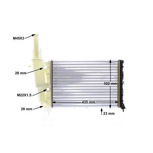 Chladič motora CR 351 000S /MAHLE/ - obr. 11