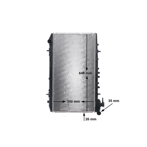 Chladič motora CR 436 000S /MAHLE/ - obr. 11