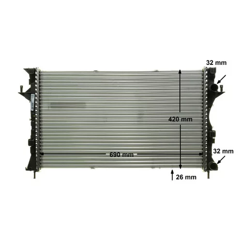 Chladič motora CR 459 000P /MAHLE/ - obr. 9