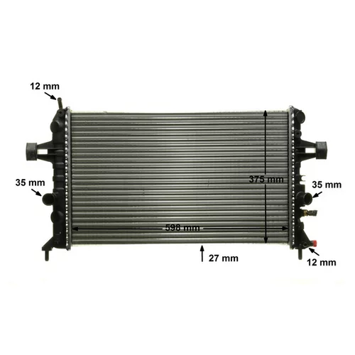Chladič motora CR 574 000P /MAHLE/ - obr. 15