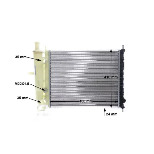 Chladič motora CR 838 000S /MAHLE/ - obr. 17