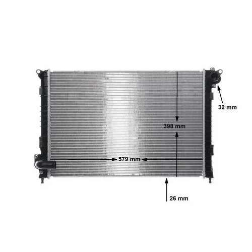 Chladič motora CR 983 000S /MAHLE/ - obr. 2