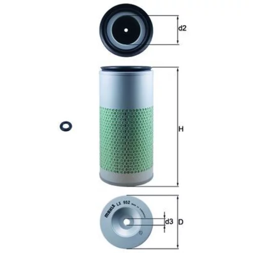 Vzduchový filter MAHLE LX 952