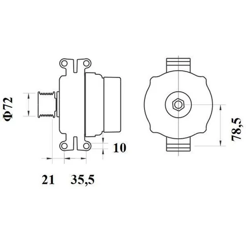 Alternátor MG 797 /MAHLE/ - obr. 4
