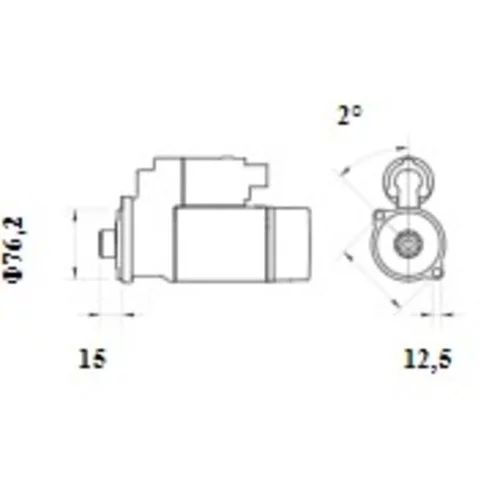 Štartér MS 1092 /MAHLE/ - obr. 1