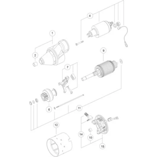 Štartér MS 132 /MAHLE/ - obr. 5