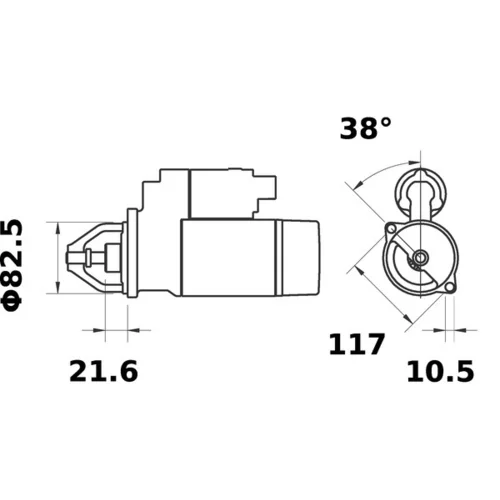 Štartér MS 379 /MAHLE/ - obr. 4
