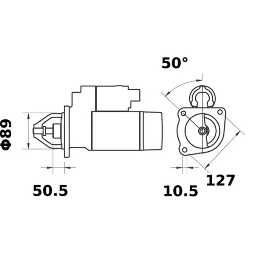 Štartér MS 41 /MAHLE/ - obr. 1