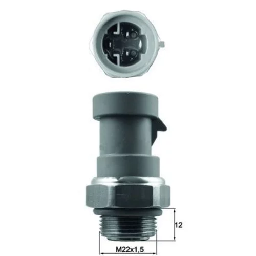 Teplotný spínač ventilátora chladenia MAHLE TSW 66