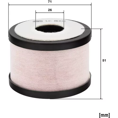 Filter odvzdušnenia kľukovej skrine LC 8003 x /Mann-Filter/ - obr. 1
