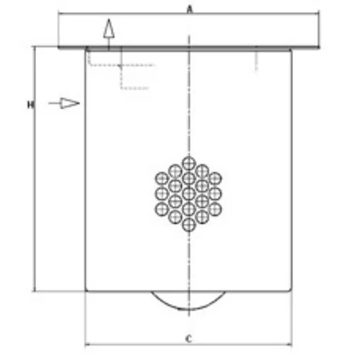 Filter, stlačený vzduch MANN-FILTER LE 63 002 x