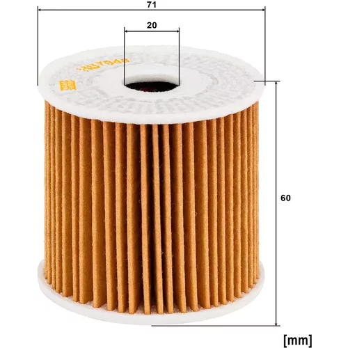 Olejový filter HU 7048 z /Mann-Filter/ - obr. 1