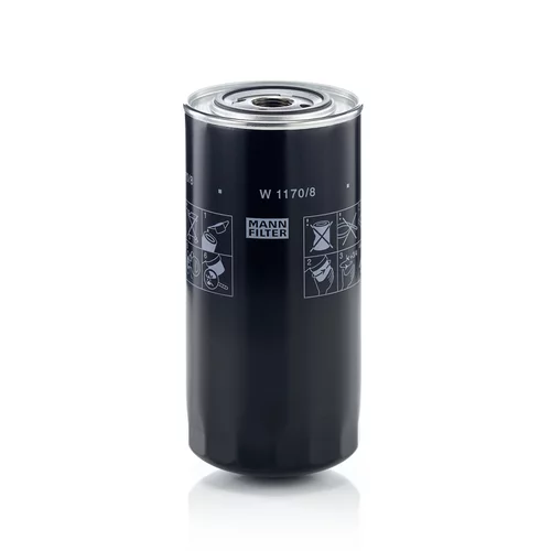 Olejový filter MANN-FILTER W 1170/8