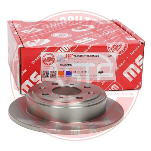 Brzdový kotúč 24010901111-PCS-MS (MASTER-SPORT GERMANY) - obr. 2