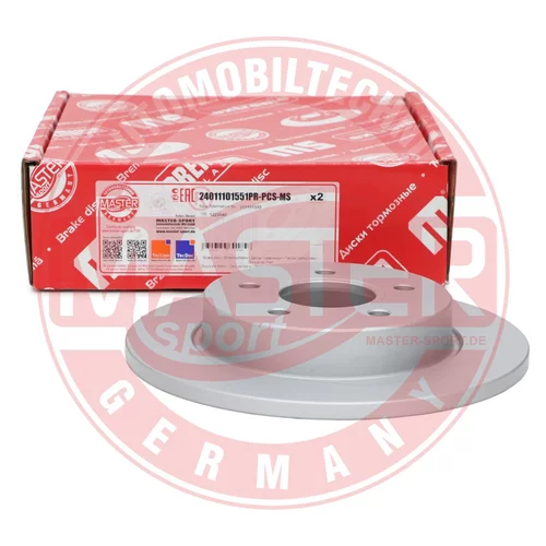 Brzdový kotúč 24011101551PR-PCS-MS (MASTER-SPORT GERMANY) - obr. 3