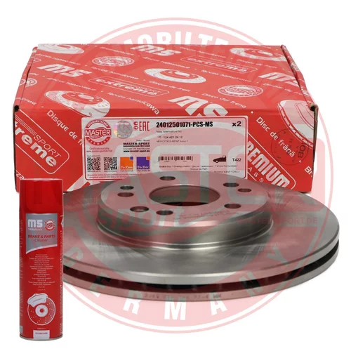 Brzdový kotúč MASTER-SPORT GERMANY 24012501071-PCS-MSP