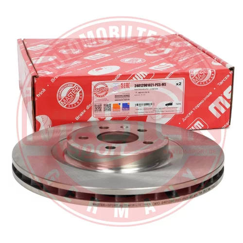 Brzdový kotúč 24012901021-PCS-MS (MASTER-SPORT GERMANY) - obr. 2