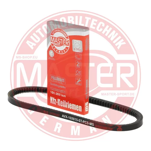 Klinový remeň AVX-10X615-PCS-MS (MASTER-SPORT GERMANY) - obr. 2