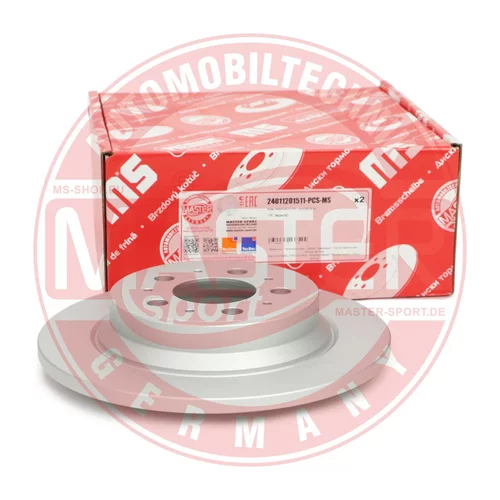 Brzdový kotúč 24011201511-PCS-MS (MASTER-SPORT GERMANY) - obr. 3