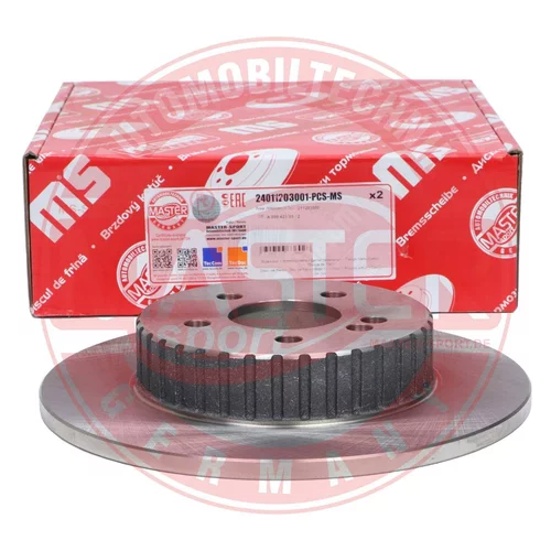 Brzdový kotúč 24011203001-PCS-MS (MASTER-SPORT GERMANY) - obr. 3