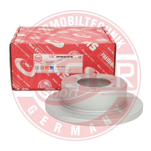 Brzdový kotúč 24011801301PR-PCS-MS (MASTER-SPORT GERMANY) - obr. 3
