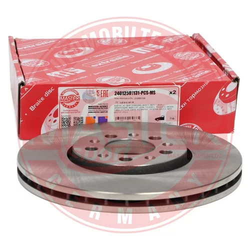 Brzdový kotúč 24012501131-PCS-MS (MASTER-SPORT GERMANY) - obr. 2